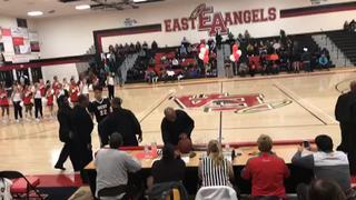 East with a win over West, 92-46