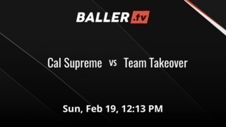 Team Takeover wins 58-46 over Cal Supreme