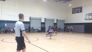 Vegas Elite Blue with a win over So Cal Lady Bulldogs, 41-22