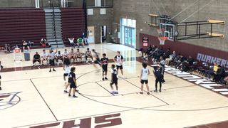 Team 1 puts down Team 4 with the 53-44 victory