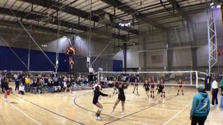 It's a wash between TK Volleyball 14 Glow (SO) and ALJRS 14 American (SO)