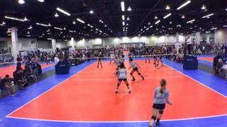Things end all tied up between Alliance 14s National and LBVC 14s Black, 1-1