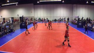 FORZA1 14 Elite Red defeats A4 Volley 14G-Camille, 2-1