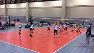 Things end all tied up between EVA 14's Black (AZ) (67) and Burns VBC 14-1 (CE) (76)
