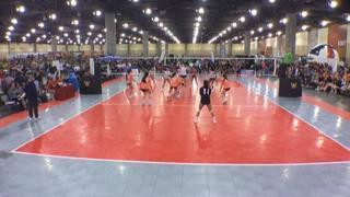 Things end all tied up between Storm 16s-Marleena (SC) (16) and EVO 16 Blue (NE) (17)