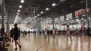Utah Premier National Red (9) puts down The Legion of Hoops Blue (32) with the 73-59 victory