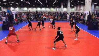 Things end all tied up between Kaizen LV He'e 18's (SC) and Maui Encore Boys 18s (AH)