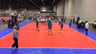 It's a wash between AVA Volleyball Academy 18s and Tainas VC 18U Michael